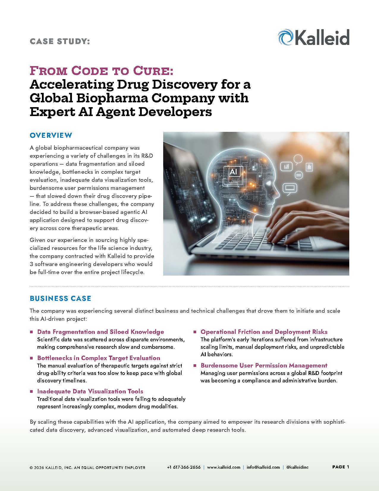 From Code to Cure - Accelerating Global Biopharma Drug Discovery with Expert AI_Final_Page_1 First page of From Code to Cure - Accelerating Global Biopharma Drug Discovery with Expert AI case study