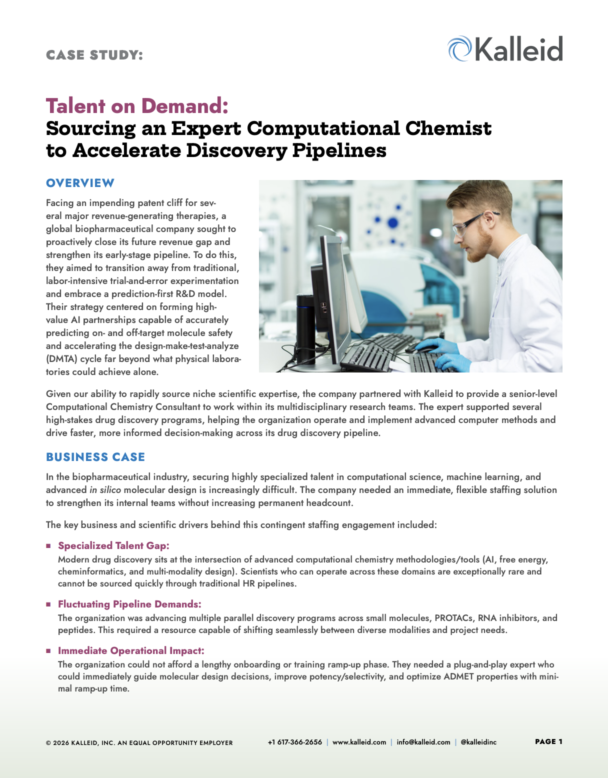 Kalleid-White-Paper Case Study - Talent
